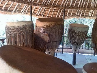 Bujora Museum Drums for traditional dancing - african cultural tourism